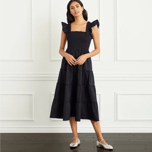 Hill House Ellie Nap Dress in Black Cotton